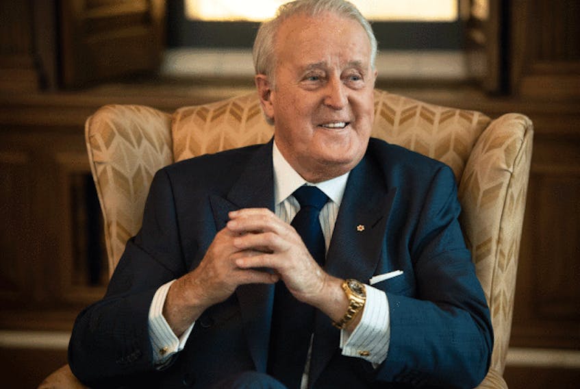  Former prime minister Brian Mulroney at Mulroney Hall.