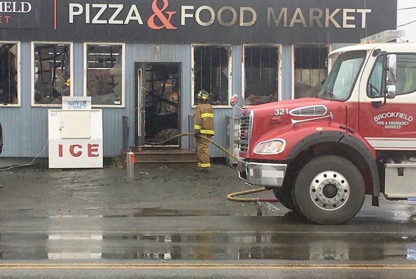 The Pizza & Food Market, in Brookfield, was destroyed by fire during the early morning hours of May 24.