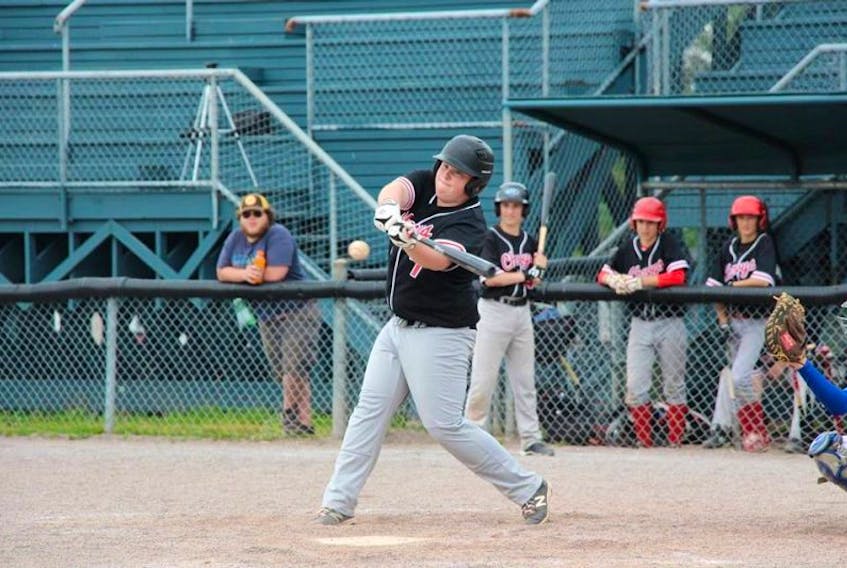 Cameron Murray had a big game at the plate for the Summerside Team Two Chevys on Friday night. The Chevys defeated the Western Mariners 9-7 in a P.E.I. Bantam AA Baseball League game in Tignish.