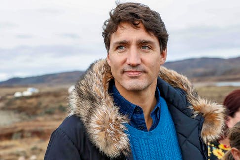 Liberal leader and Canadian Prime Minister Justin Trudeau is seen during an election campaign visit to Iqaluit, Nunavut, Canada October 8, 2019. 