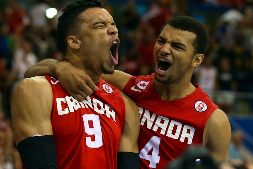 Dillon Brooks (left) and Jamal Murray burst onto the scene for Canada at the 2015 Pan Am Games at Toronto.
