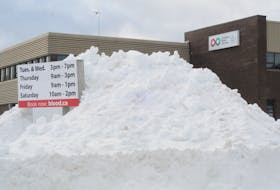 The Canadian Blood Services building on Wicklow Street in St. John’s on Tuesday afternoon. Joe Gibbons/The Telegram