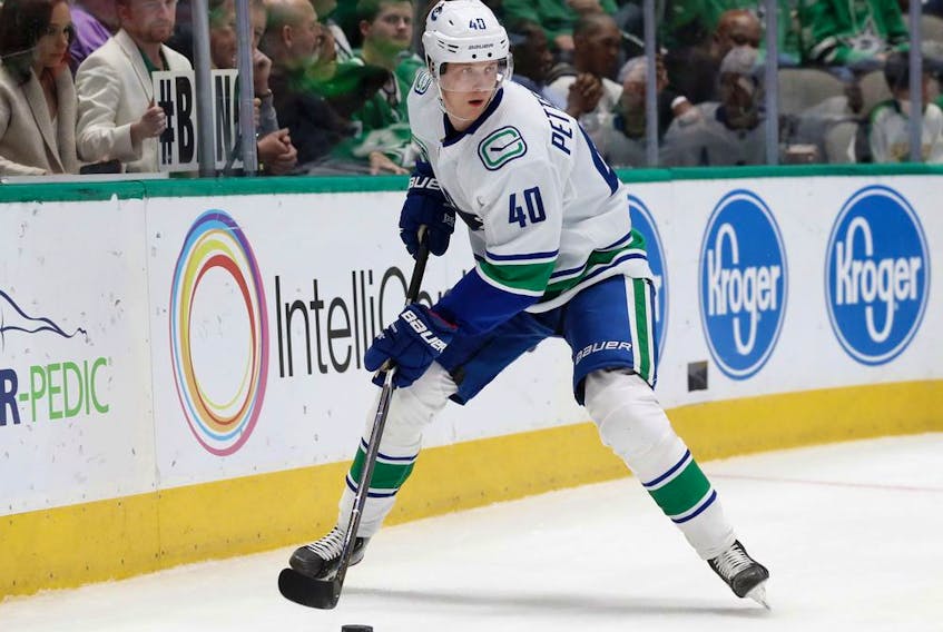 Centre Elias Pettersson of the Vancouver Canucks says self-isolation is strange and boring, but he can't wait to start training camp and resume the paused NHL season.
