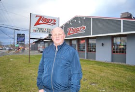 David Huntington, owner and operator of Ziggy’s Pub and Grill, stands outside his Sydney River establishment on Wednesday. Like all owners, Huntington is hopeful business will remain steady during the holiday season, despite the COVID-19 pandemic. JEREMY FRASER/CAPE BRETON POST.