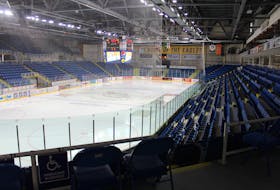 The Quebec Major Junior Hockey League suspended its season until further notice on Thursday because of COVID-19 concerns. The suspension affects the Cape Breton Eagles, who were scheduled to play two of their remaining three regular season games this weekend at the now empty Centre 200 in downtown Sydney. JEREMY FRASER/CAPE BRETON POST