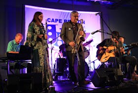 Carl Getto, left, Virginia MacDonald, Kirk MacDonald and Lucian Gray perform during the 2018 Cape Breton Jazz Festival in Sydney. This year's edition of the festival will be held this weekend. CONTRIBUTED