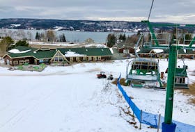 Hundreds of members hit the chair lift and the cafeteria was open in the chalet for takeout as Ski Ben Eoin opened for the season on Thursday. NICOLE SULLIVAN • CAPE BRETON POST