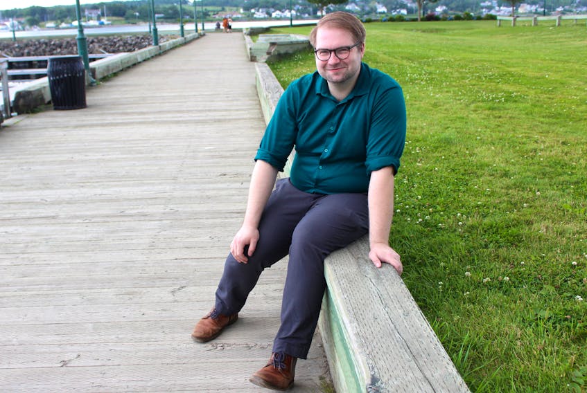 Wesley Colford, artistic director of the Highland Arts Theatre, came out as non-binary during the Nova Scotia government's stay at home orders and they said the support they've gotten from the community, the theatre regulars and their partner has made the end of their journey to finding their identity "much easier." NICOLE SULLIVAN/CAPE BRETON POST 