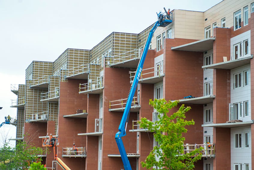 Construction work continues on the Nines at Brunello development in Timberlea on Wednesday, July 15, 2020. It's part of a $150 million real estate project.
Ryan Taplin - The Chronicle Herald