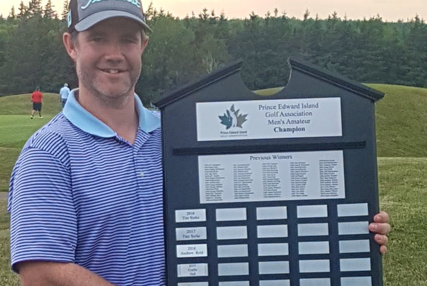 It took two extra holes for Mark Carragher to win the Cooke Insurance P.E.I. Amateur Sunday at Andersons Creek Golf Course.