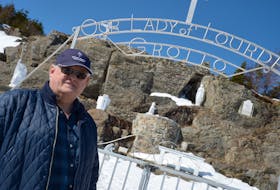 Dan Kavanagh, chair of the finance committee for St. Agnes’ and St. Michael’s Parish in Pouch Cove and Flatrock, stands near the Our Lady of Lourdes Grotto in Flatrock.

Keith Gosse/The Telegram