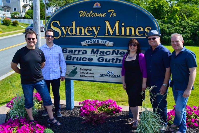 The Barra MacNeils will perform in their hometown of Sydney Mines on Monday at 7 p.m. at St. Andrew’s Presbyterian Church. From left, Stewart, Boyd, Lucy, Kyle and Sheumas MacNeil.