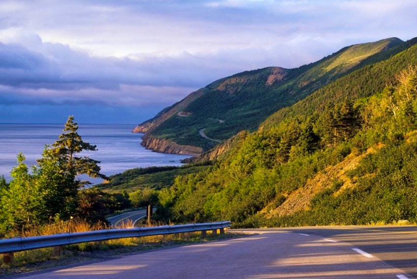 The scenic Cabot Trail, shown in this file photo. The latest Tourism Nova Scotia numbers show that over the past five years, room night sales in Cape Breton increased by more than 22 per cent.