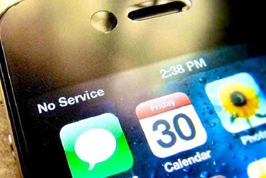 Much of Atlantic Canada lost cellphone and other network services for more than four hours on Friday.
