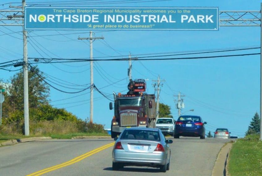 The Cape Breton Regional Municipality owns about 200 acres of serviced land in the Northside Business Park (the signs erroneously refer to the park by its former name) that it plans to sell off at a fraction of the price it reaffirmed eights years ago. CBRM council struck down the pricing strategy this week and will sell the land at its assessed value rather than the $20,000 per acre price tag it’s carried for the past decade.