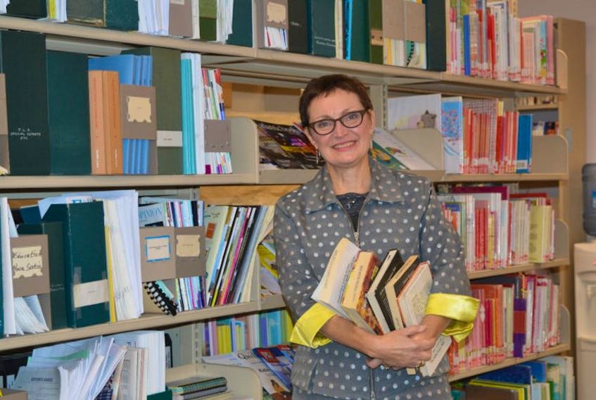 Faye MacDougall is seen here at the McConnell Memorial Library in Sydney this week. MacDougall recently received the 2017 Norman Horrocks Award for Library Leadership.