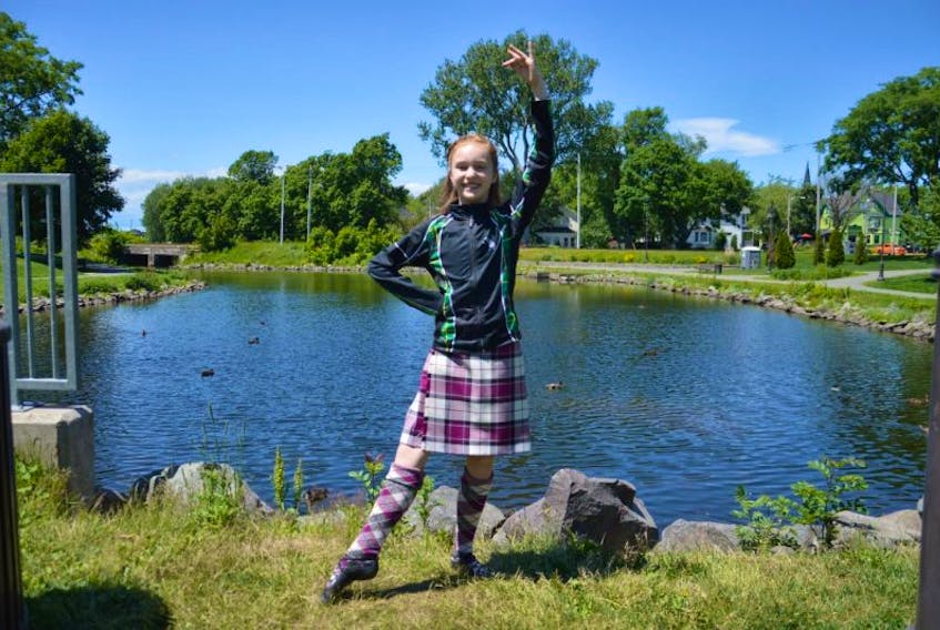 Olivia Burke of Coxheath was the third runner-up in her category at the Canadian Highland Dance Championships in Charlottetown, P.E.I., last weekend.