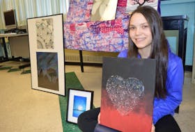 Tatyana Headley, a Grade 12 student at Glace Bay High School, will be the featured artist at the Black Reflections artshow at Menelik Hall in Whitney Pier, March 21-23. The annual event showcases artwork of African Nova Scotian students from the Cape Breton-Victoria Regional School Board.