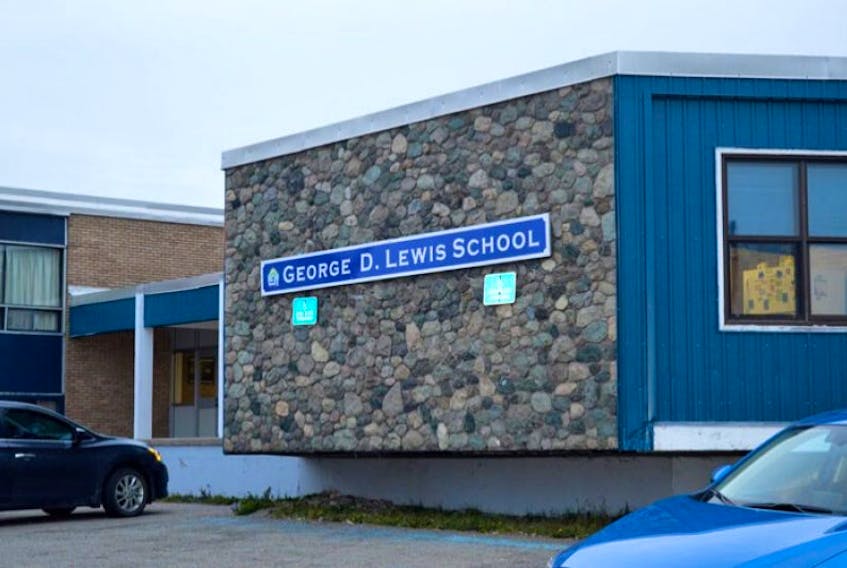 The former George D. Lewis School in Louisbourg is shown in this file photo.