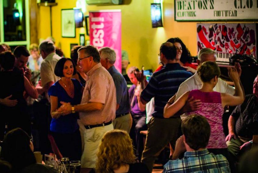 In this file photo, dancers take to the floor at the Red Shoe Pub, Mabou, for KitchenFest!, now an annual event that premiered in 2014.