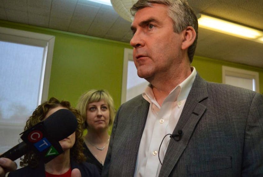 Premier Stephen McNeil brought his Liberal government’s re-election bid to the New Dawn Centre for Society Innovation in Sydney Wednesday, where he made a home-care funding announcement.