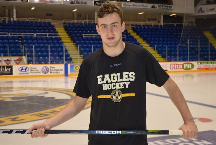 Cape Breton Screaming Eagles forward Egor Sokolov is adjusting to life away from home. The 17-year-old from Yekaterinburg, Russia, is playing hockey in North America for the first time this season.