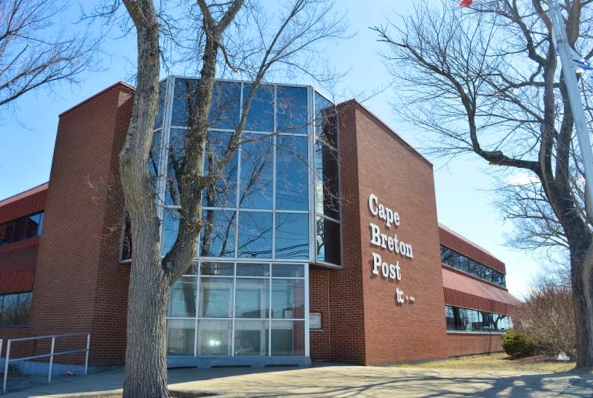 The Cape Breton Post main business offices on George Street in Sydney.