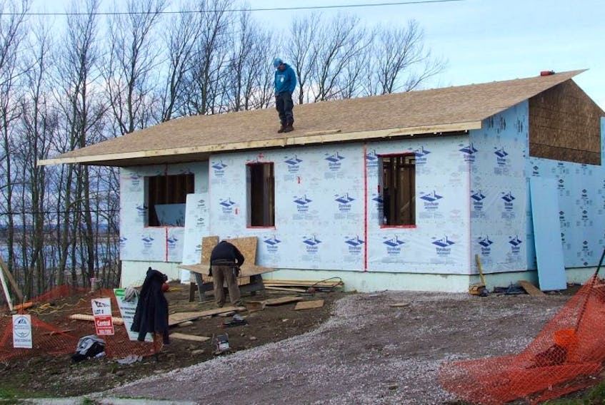 More volunteers are needed to complete the building of a home on Breton Street in Whitney Pier, which is expected to be completed later this year. This photo from Habitat Nova Scotia’s Facebook page dates to November 2016.