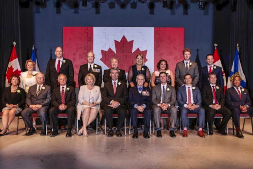Nova Scotia Premier Stephen McNeil presented his 17-member cabinet to the public Thursday morning during the swearing in ceremony at Pier 21 in Halifax.