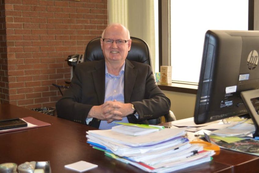 The Cape Breton Regional Municipality is hoping to replace its outgoing CAO Michael Merritt, shown in this file photo, through an internal hiring process.