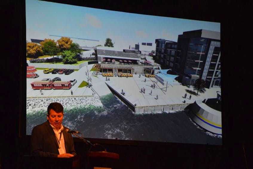 Dennis Campbell, the CEO of Ambassatours Grey Line, told Ports Day in Sydney Thursday that is company is developing a plan that could see a bar, patio, restaurant and gift shop complex build up the offerings available to visitors to the Sydney waterfront area.