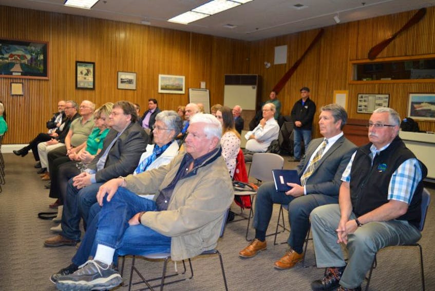 Residents, councilors and business people from Victoria County were among those on hand at the Bell museum in Baddeck for Thursday’s     federal/provincial announcement of $35-milliion in improvements to sections of the Cabot Trail.