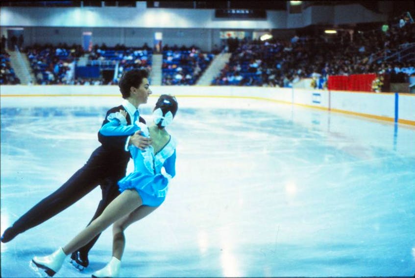 The figure skating competition at the 1987 Jeux Canada Games at Centre 200 in Sydney. A total of 17 different sports and close to 2,000 athletes from across Canada competed at the event.