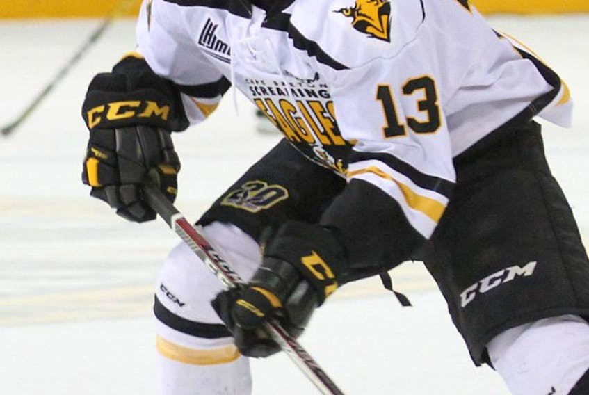 Leading scorer Giovanni Fiore and the Cape Breton Screaming Eagles open the Quebec Major Junior Hockey League playoffs Friday against the Gatineau Olympiques. Puck drop is 7 p.m. at Centre 200.