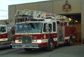 A fire engine is shown in one of the bays at the North Sydney Fire Department in this file photo. The Cape Breton Regional Municipality is moving ahead with the first steps of putting the findings of its fire service review into effect.
