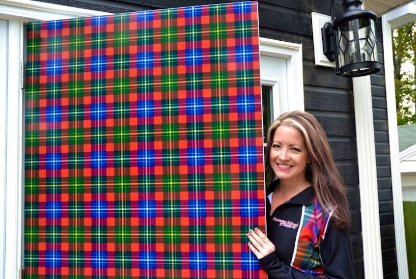Shannon Forrester opens the tartan door to her new business endeavour, the Forrester Centre on Coxheath Road.