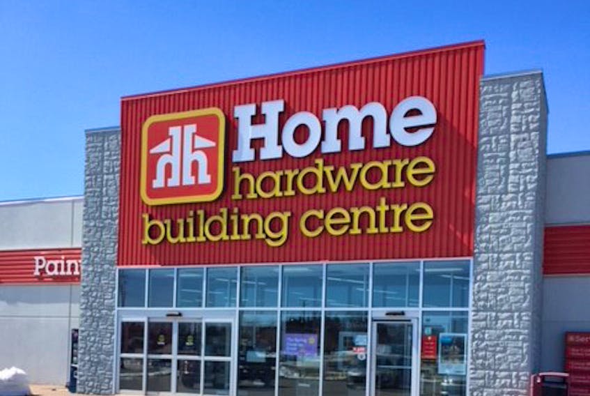 Proudfoot Home Hardware’s lighting was all retrofitted in 2017 with the help of Efficiency Nova Scotia.