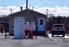 The CBRM's Spar Road waste management site has been busier than usual as residents take advantage of the landfill's recent re-opening to offload unwanted items and garbage. DAVID JALA/CAPE BRETON POST