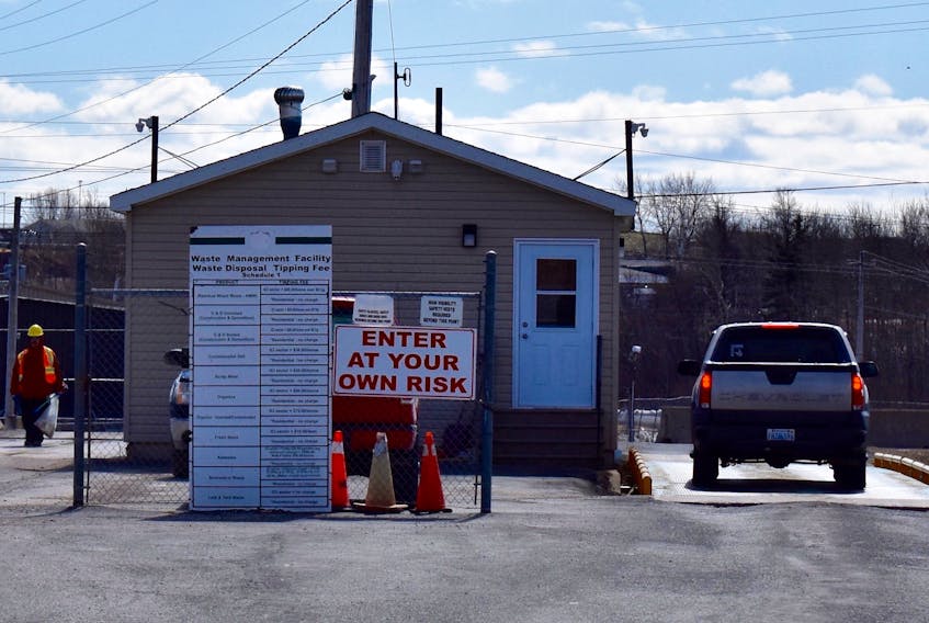 The CBRM's Spar Road waste management site has been busier than usual as residents take advantage of the landfill's recent re-opening to offload unwanted items and garbage. DAVID JALA/CAPE BRETON POST