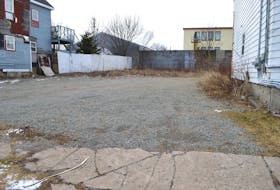 A piece of vacant land up for tender by the Cape Breton Regional Municipality. Of the 69 properties up for tender, this is the only one in Sydney. Sharon Montgomery-Dupe/Cape Breton Post
