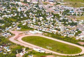 An aerial view of Tartan Downs Raceway is shown in this undated file photo. Cape Breton University has purchased the site and has issued a request for proposals to develop it. CONTRIBUTED