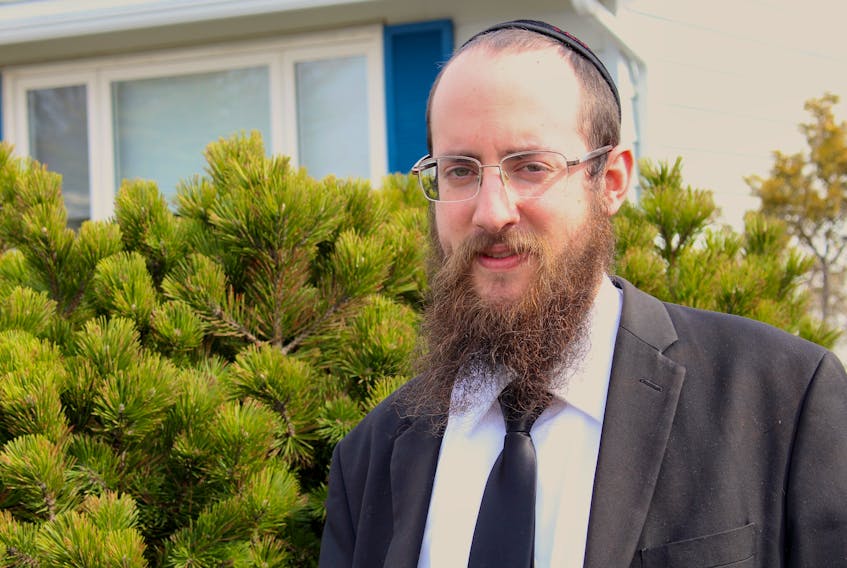 Rabbi Chanan Chernitsky is the director of Chabad of Newfoundland. — Andrew Waterman/The Telegram