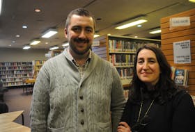 Josh Smee (left) and Monique Tobin both serve on the board of directors for the St. John’s Public Libraries Board. ANDREW ROBINSON/THE TELEGRAM