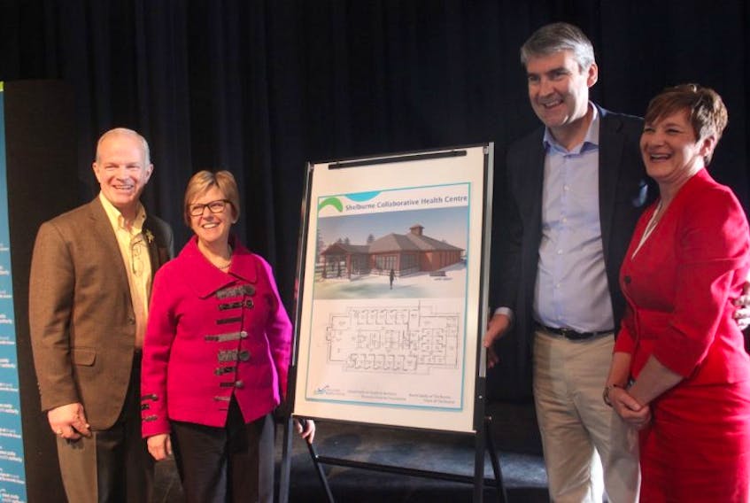 It was announced April 23 in Shelburne that the tender for the construction of a new Shelburne Collaborative Health Centre would be issued April 24.