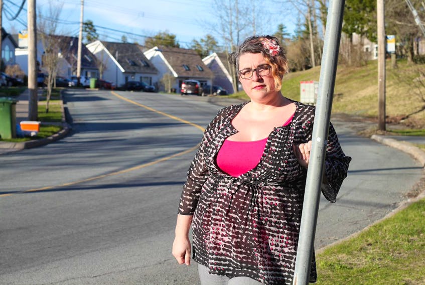 Jessica Sampson is one of the residents of the Millwood subdivision in Lower Sackville that is concerned about speeding in the area.