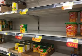 Grocery stores in short supply of a lot of staples in March got people concerned about how goods get to market. 
ERIC WYNNE - Chronicle Herald