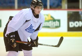 Charlottetown Islanders’ defenceman Lukas Cormier is attending Hockey Canada’s world junior selection camp in Red Deer, Alta.
