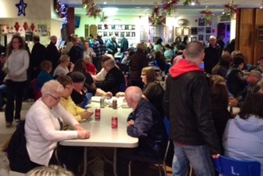 Over 500 people turned up for the Chase the Ace draw in Botwood on Wednesday night.