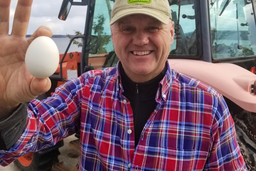 Millville egg farmer Chris Eyking says supply management has played a key role in keeping the prices, supply and safety of products like eggs, milk, chicken and turkey in check. CONTRIBUTED