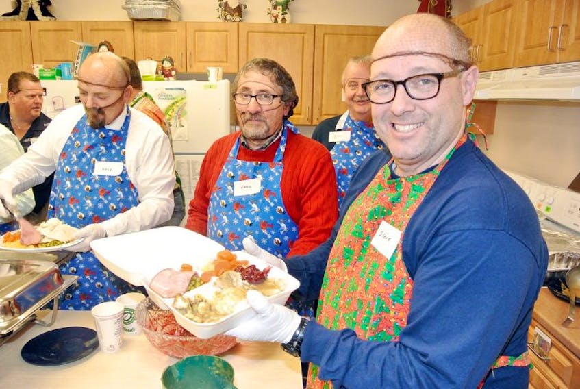 Unless a new group or organization comes forward to take over, it’s possible this year’s community Christmas dinner could be the last. The 10-member organizing committee is now down to three or four because of health reasons. The dinner serves, on average, 250 meals at the Bridge Workshop on Christmas Day along with more than a hundred that are sent out to workers at the hospital, fire and police departments.